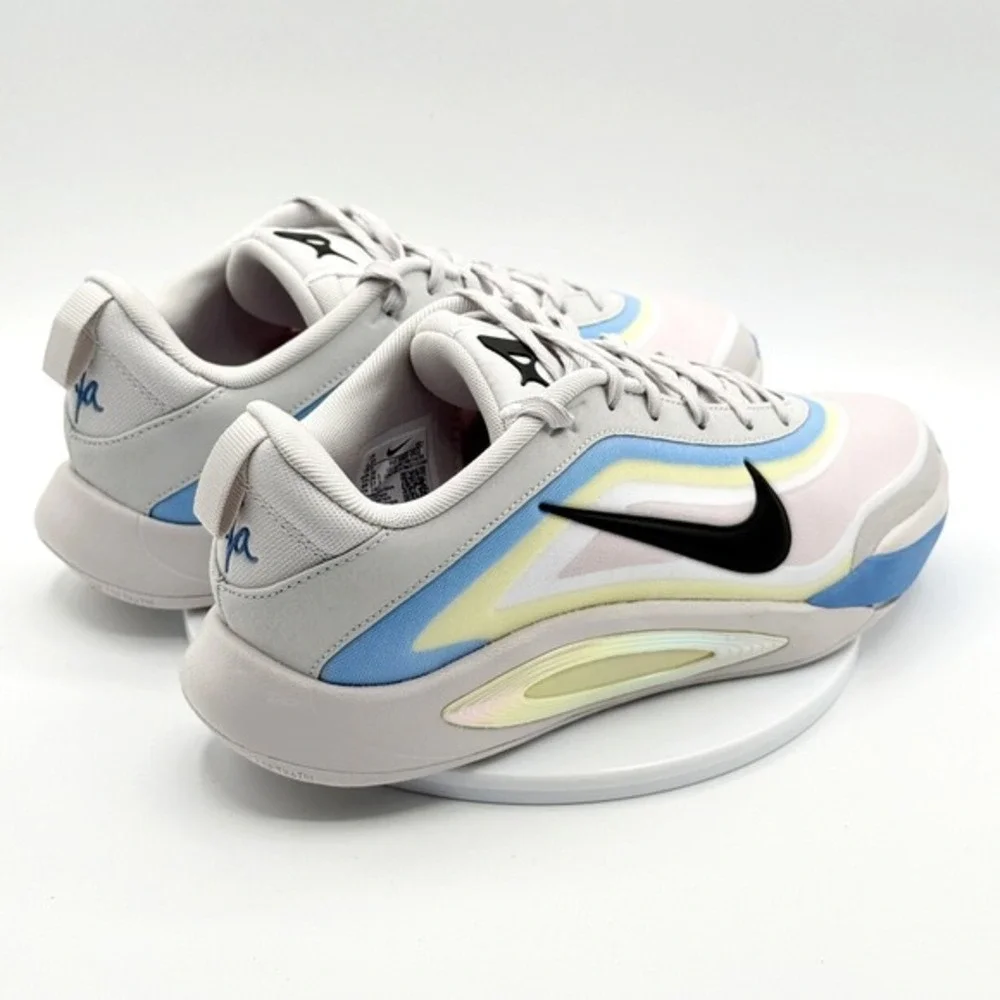 Nike‎ A'ja Wilson A'One Basketball Shoes GS Kids Size 6.5 Grey/Blue, New